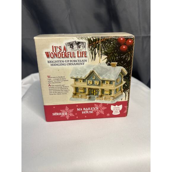 It's A Wonderful Life Ma Bailey's House Ornament 2003 Enesco - New in Box - Picture 3 of 4